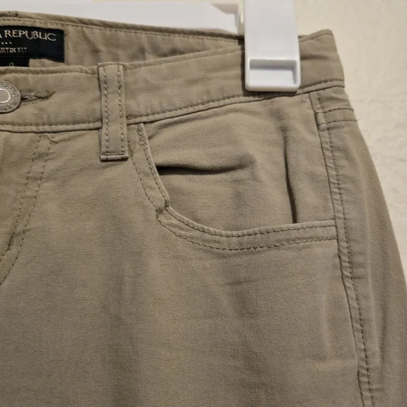 BANANA REPUBLIC Martin Fit Khaki Cargo Pants Gorpcore Casual Bottoms Size 0 - Picture 9 of 16
